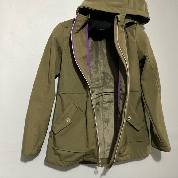 MICHAEL KORS WOMENS JACKET.COLOR OLIVE LIGHTWEIGHT - Picture 15 of 16